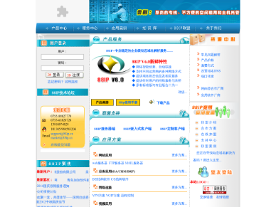 “88ip动态域名解析服务”网站截图
