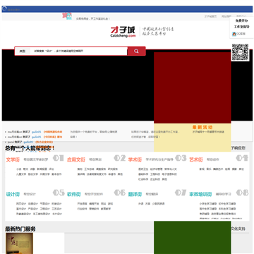 才子城网网站截图