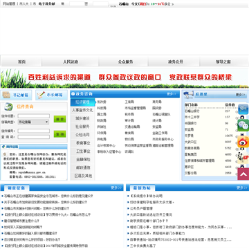 石嘴山市议政网网站截图